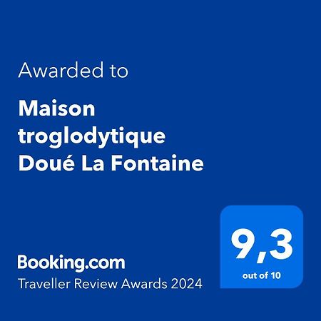 Maison Troglodytique Doue La Fontaine Exterior foto
